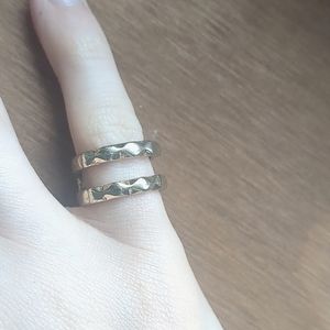 Gold tone pinky ring